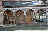 Rila Monastery, the five domed church the Nativity of the Virgin 